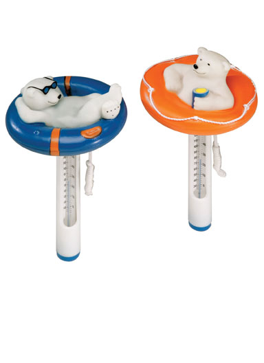 Floating Polar Bear Thermometer - PVC FITTINGS